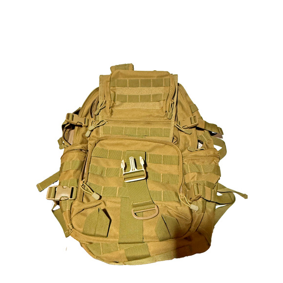 Unbranded Handbags - Unleash the Beast: New Coyote Brown Tactical Backpack for Warriors!